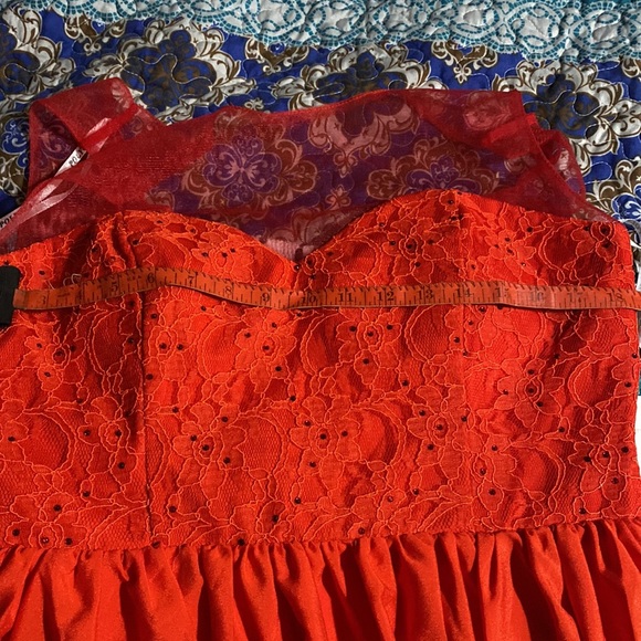 Hand Beaded Prom/Cocktail Silky Mini Dress XL - Picture 12 of 12